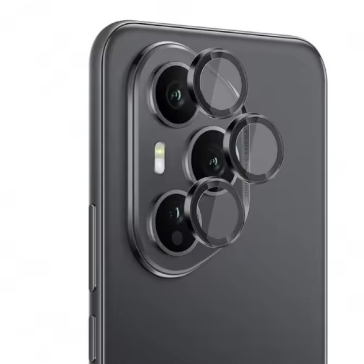 Защитное стекло с рамкой CD Pattern для Honor 400 Pro на заднюю камеру