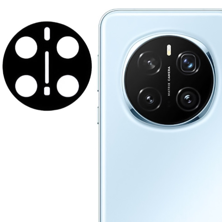 Защитное стекло Tempered Glass на заднюю камеру для Honor Magic 7 Pro, Black