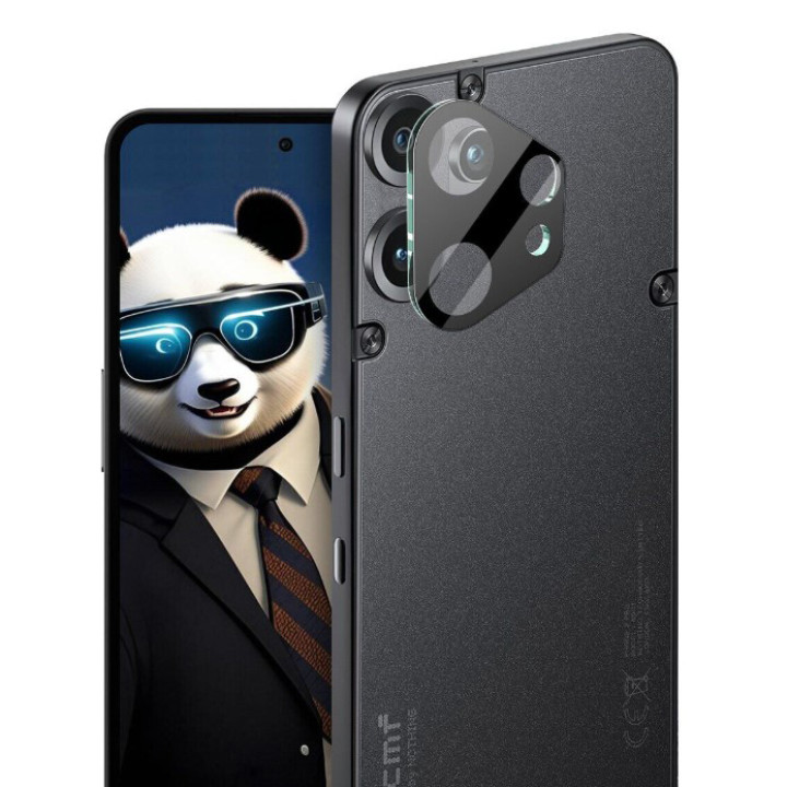 Защитное стекло 3D на заднюю камеру для Nothing CMF Phone 2 Pro, Black