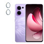 Защитное стекло CD Pattern для Oppo Reno13 F 4G / 5G на заднюю камеру серебряный