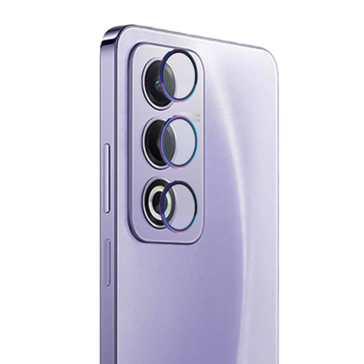 Защитное стекло с рамкой CD Pattern для Oppo Reno12 Pro​​ на заднюю камеру