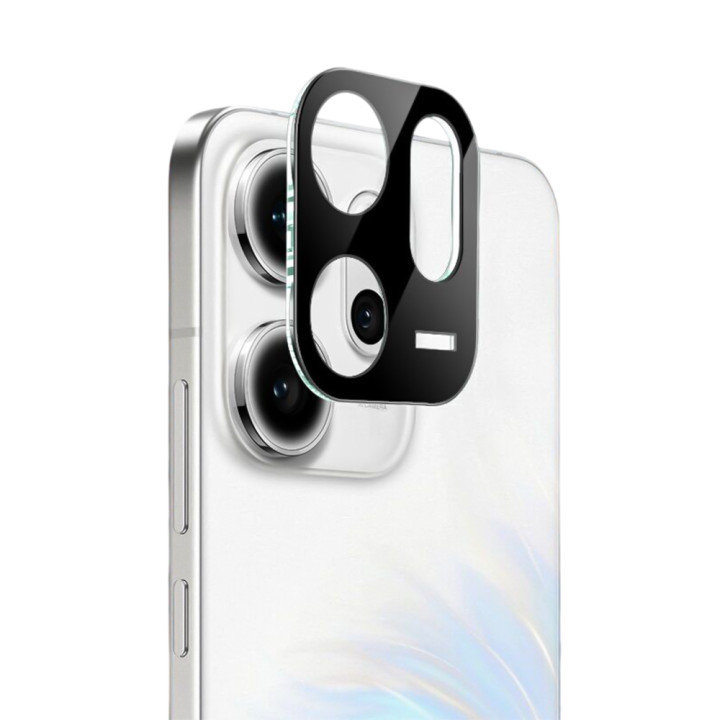 Защитное стекло 3D на камеру Tempered Glass для Oppo Reno14 F, Black