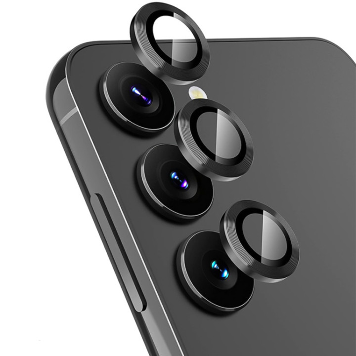 Защитное стекло с рамкой CD Pattern на заднюю камеру для Samsung Galaxy S24