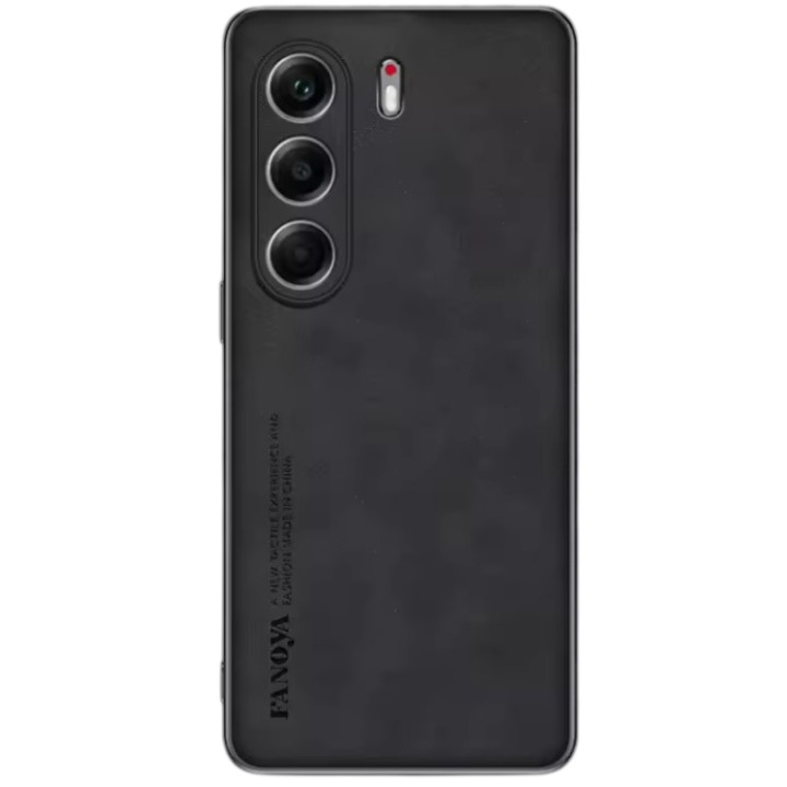 Кожаный чехол Fanoya для Tecno Camon 40 с защитой на камеру