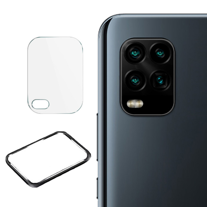 Защитное стекло и рамка Tempered Glass 0.3 мм на основную камеру для Xiaomi Mi 10 Lite, Transparent