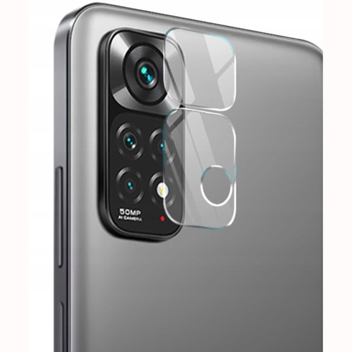 Защитное стекло Tempered Glass HD на заднюю камеру для Xiaomi Redmi Note 11 Pro, Transparent