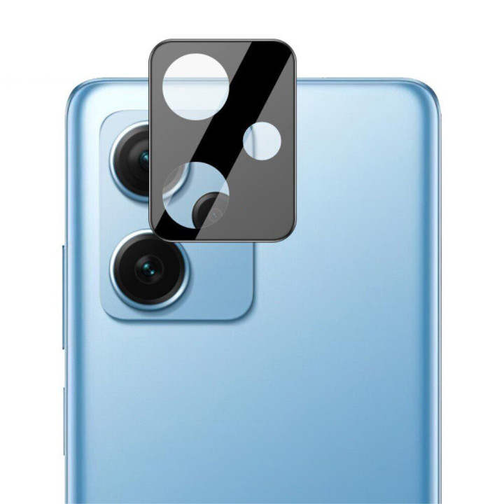 Защитное стекло 3D на заднюю камеру для Xiaomi Redmi Note 13 Pro Plus 5G, Black