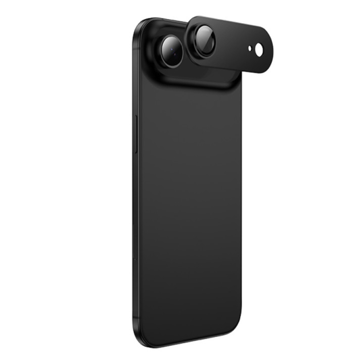 Металлическая рамка со стеклом на камеру Hoco V16 Full Guard для iPhone Air