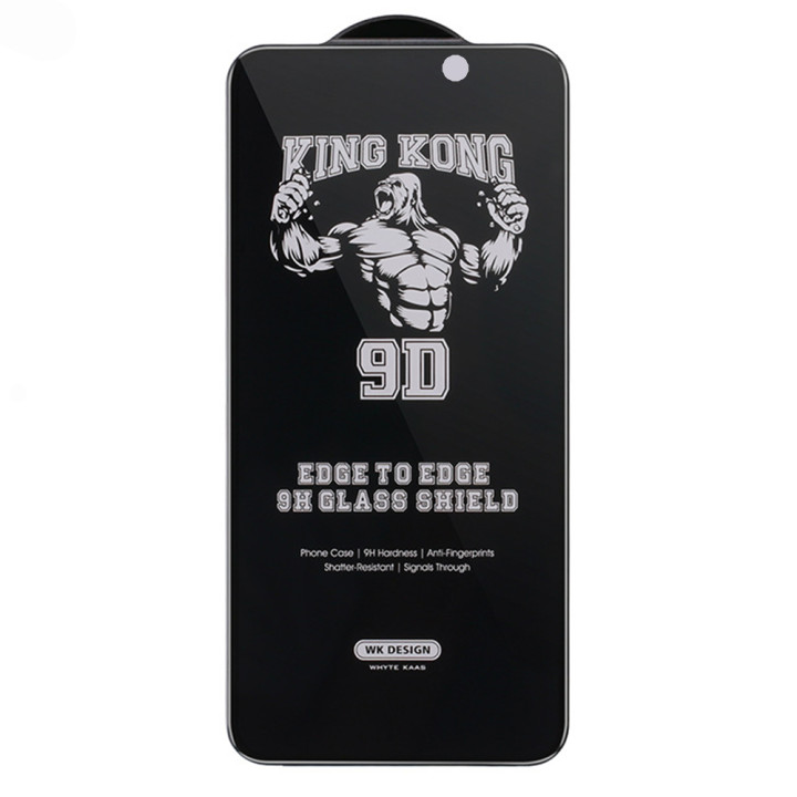 Защитное стекло Wekome King Kong Full Screen Privacy 9D для iPhone 16 Pro Max, Black