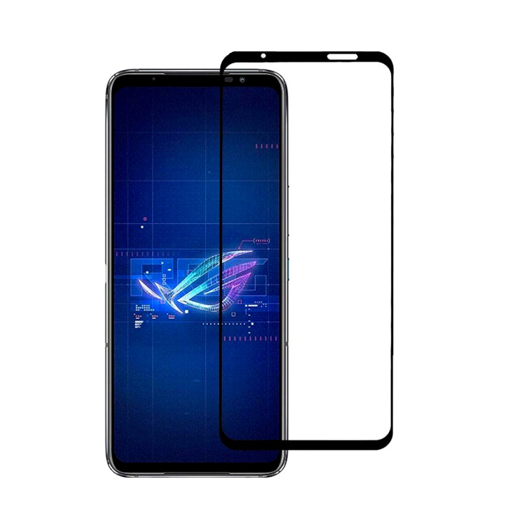 Защитное стекло Full Screen Tempered Glass для Asus Rog Phone 6 / 6 Pro / 6D, Black