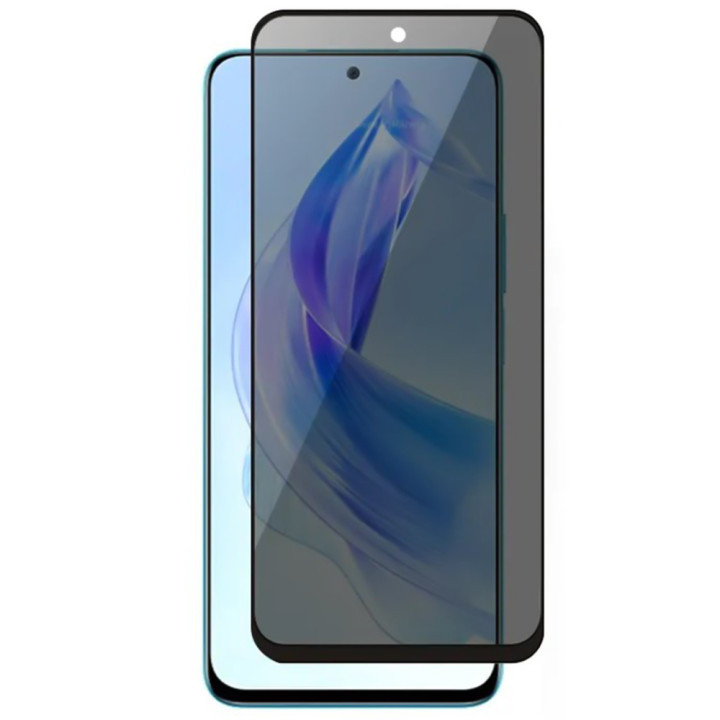 Защитное стекло Privacy Full Screen для Xiaomi Redmi Note 14 4G / 5G, Black