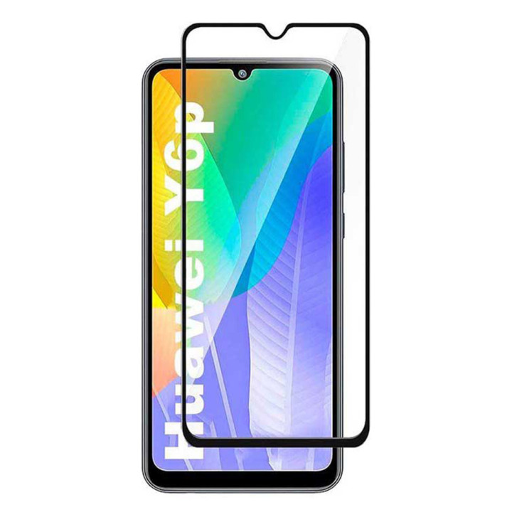 Защитное стекло Full Screen Tempered Glass 2.5D для Huawei Y6p, Black