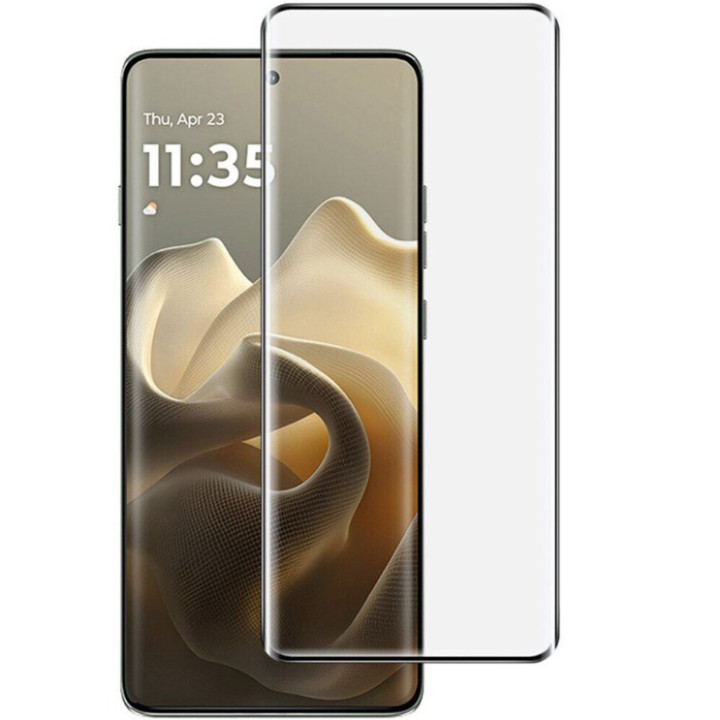 Защитное стекло Full Screen 3D Tempered Glass для Motorola Edge 60, Black