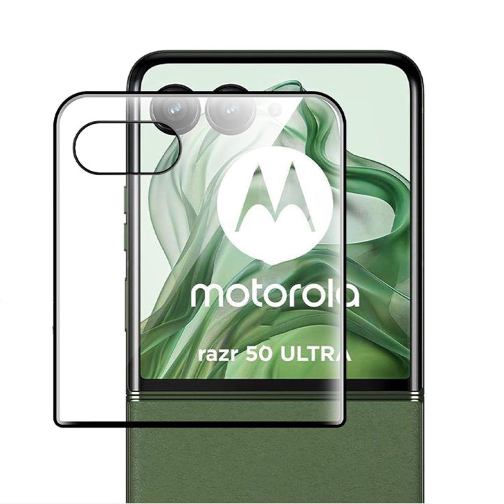 Закаленное защитное стекло 3D Full Screen Tempered Glass для Motorola Razr 50 / Razr 2024 / Razr 60, Black