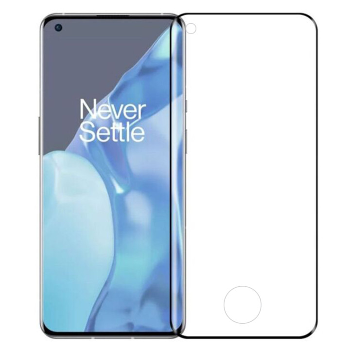 Защитное стекло 3D Tempered Glass для OnePlus 9 Pro, Black