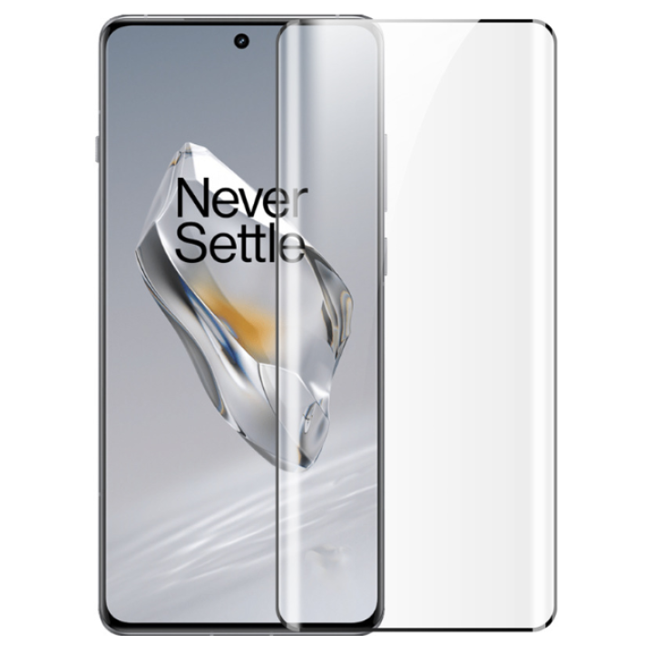 Защитная пленка Full Screen Nillkin 9H для OnePlus 11 2шт с рамкой для поклейки, Black