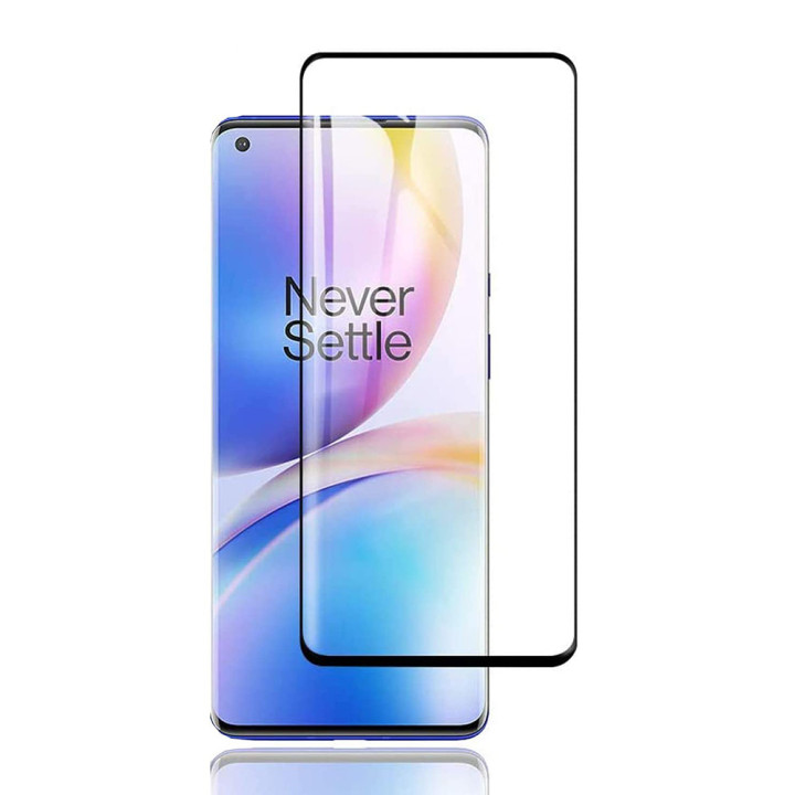 Защитное стекло 3D Tempered Glass для OnePlus 8 Black