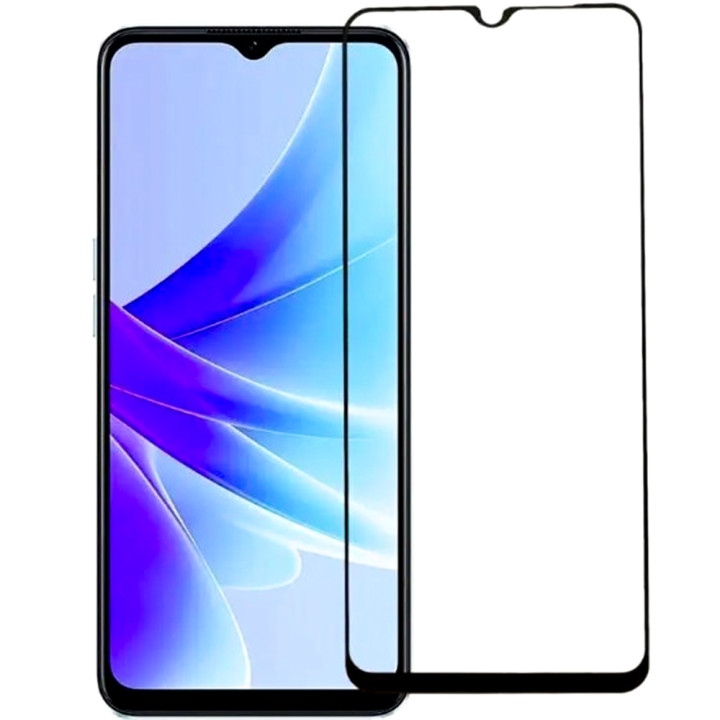 Защитное стекло Full Screen Tempered Glass для Oppo A17 / A17K, Black