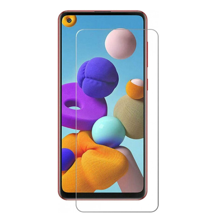 Защитное стекло 2.5D 0,3mm Tempered Glass для Samsung Galaxy A21s (A217) Transparent