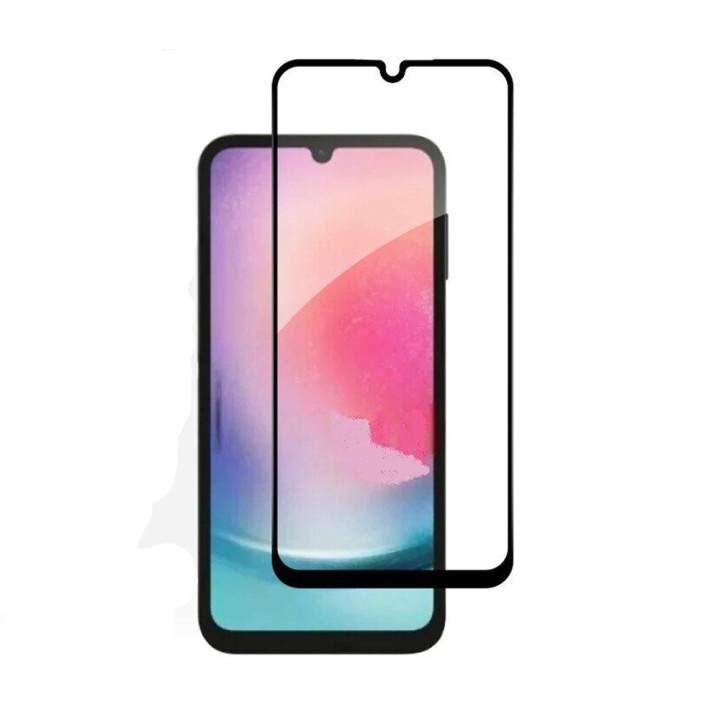 Закаленное защитное стекло Full Screen Tempered Glass для Samsung Galaxy A25, Black