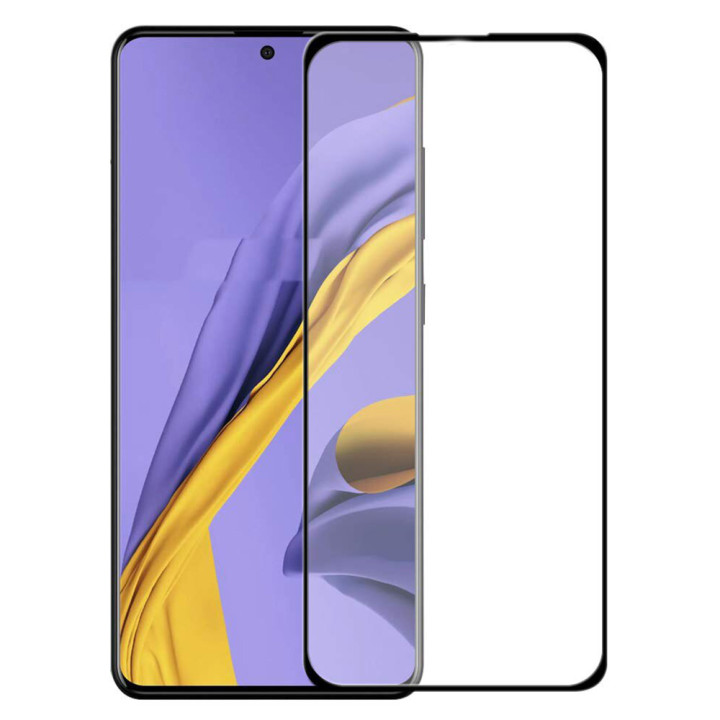 Защитное стекло Full Screen Tempered Glass 2.5D для Samsung Galaxy A51 Black