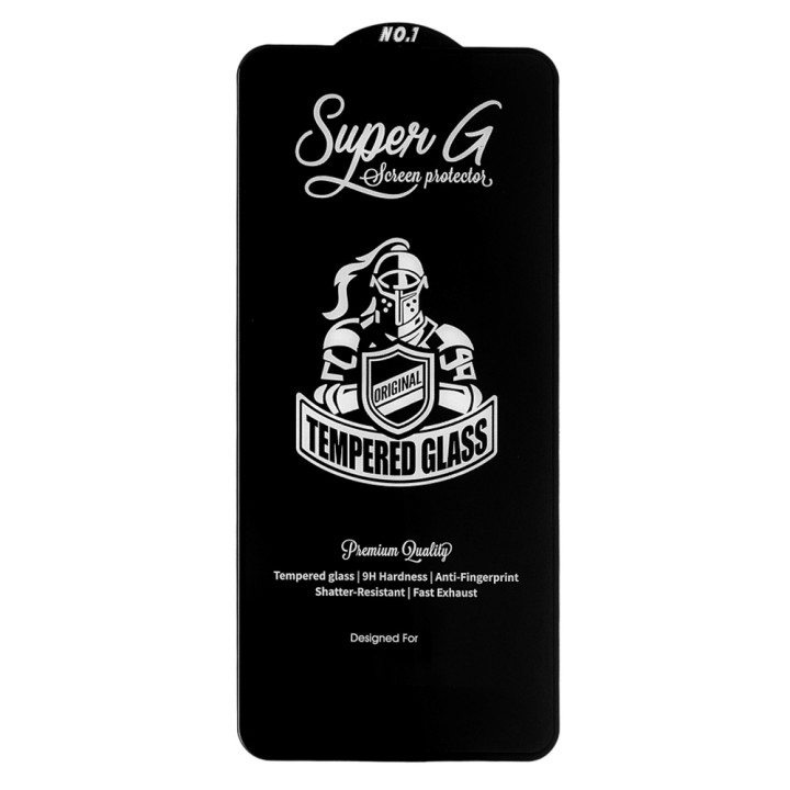 Защитное стекло Super-G Anti-Static Full Glue 2.5D для Xiaomi Redmi Note 13 5G, Black