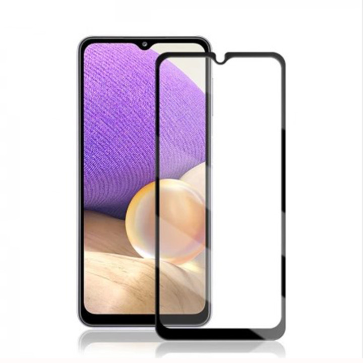 Закаленное защитное стекло Full Screen Tempered Glass для Samsung Galaxy A22 5G, Black