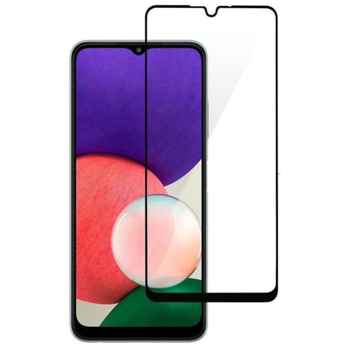 Защитное стекло Full Screen Tempered Glass 2.5D для Samsung Galaxy A22 (4G) / M32, Black