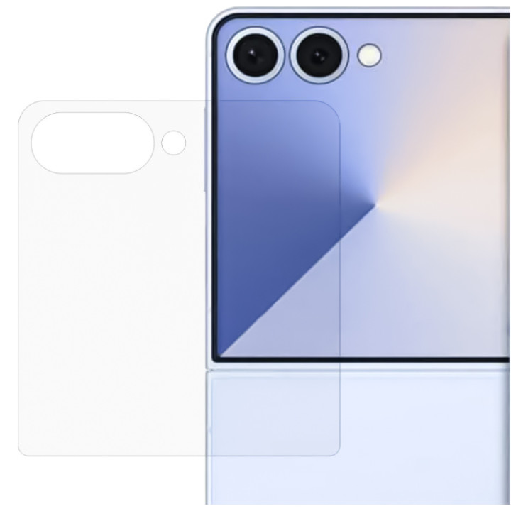 Защитное стекло на наружный экран для Samsung Galaxy Flip7, Transparent