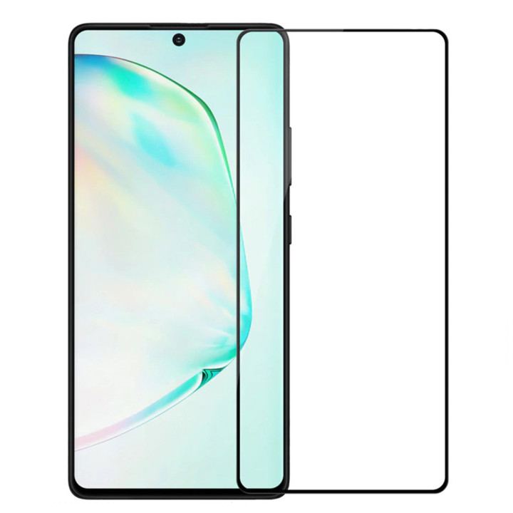 Защитное стекло Full Screen Tempered Glass 2.5D для Samsung Galaxy S10 Lite Black