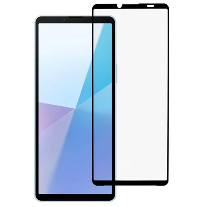 Защитное стекло Full Screen Tempered Glass 2.5D для Sony Xperia 10 VI, Black