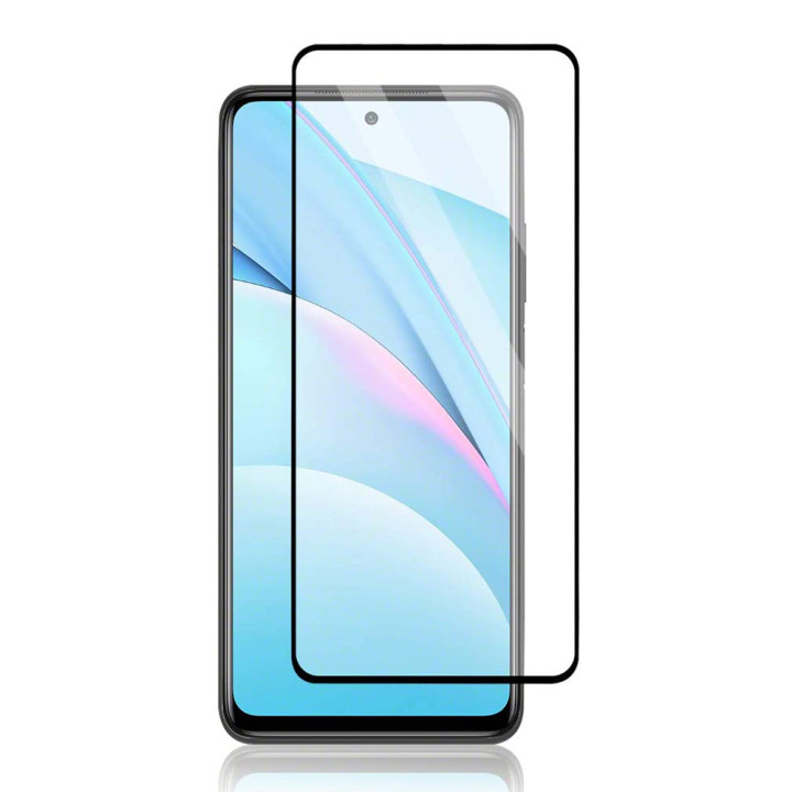 Защитное стекло 2.5D Full Screen Tempered Glass для Xiaomi Mi 10T Lite, Black