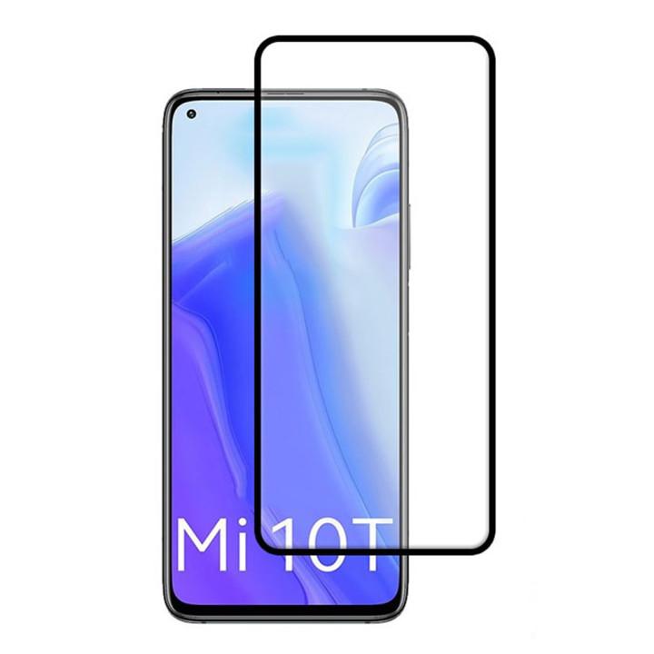 Защитное стекло 2.5D Full Screen Tempered Glass для Xiaomi Mi 10T / 10T Pro, Black