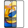 Закаленное защитное стекло Full Screen Tempered Glass для Xiaomi Poco M4 Pro 5G, Black