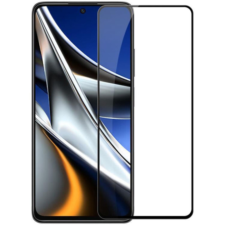 Загартоване захисне скло Full Screen Tempered Glass для Poco X4 Pro 5G, Black