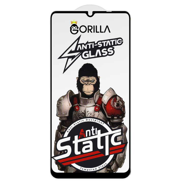 Защитное стекло Gorilla Anti-Static Full Glue 2.5D для Xiaomi Redmi 14C, Black