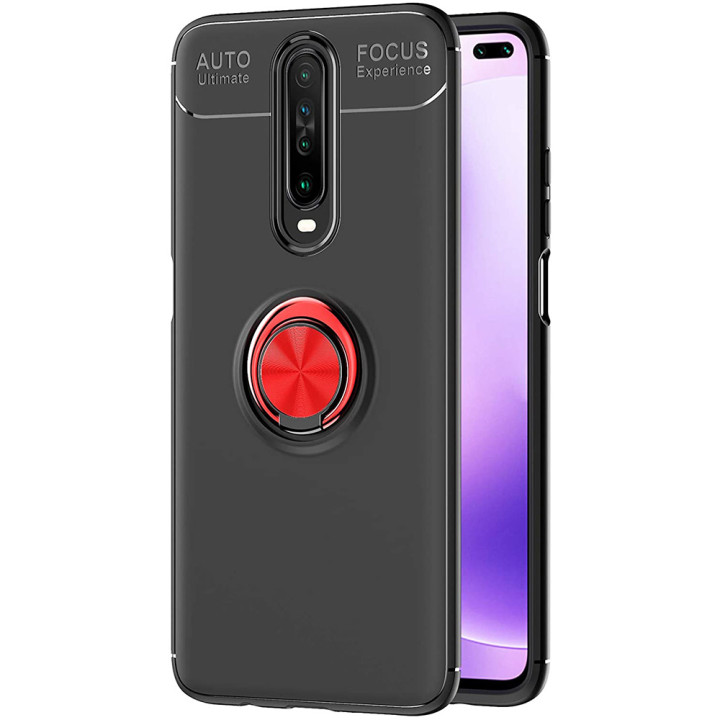 Чехол-накладка C-KU Auto Focus 360 Rotating Ring для Xiaomi Redmi K30