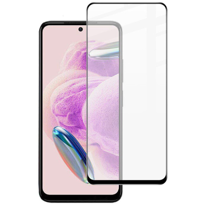 Закаленное защитное стекло Full Screen Tempered Glass для Xiaomi Redmi Note 12S, Black