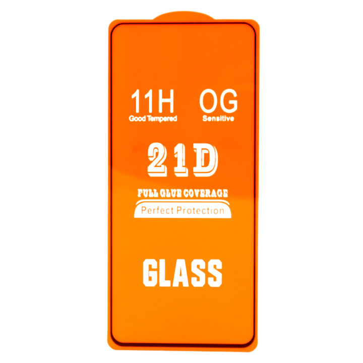 Защитное стекло 21D Full Glue для Xiaomi Poco X5 / Redmi Note 12 5G, Black