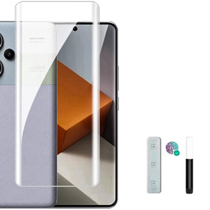 Защитное стекло 3D Tempered Glass UV для Xiaomi 15 Ultra с клеем и лампой