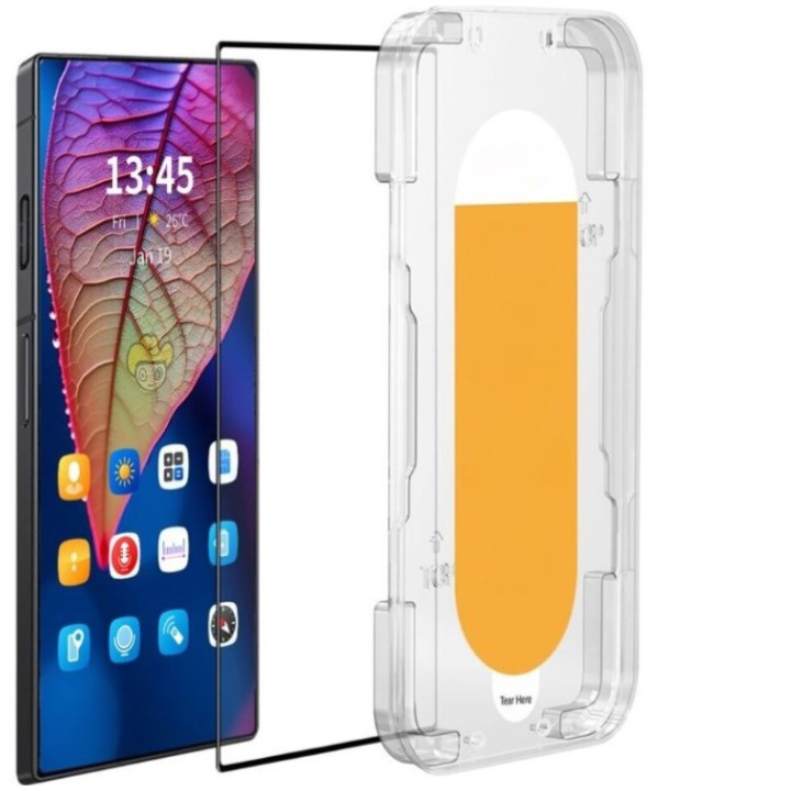 Закалённое защитное стекло Full Screen для ZTE Nubia RedMagic 10 Air с рамкой для автоустановки, Black