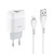 Сетевое зарядное устройство Hoco C73A 2 Usb 2.4A Lightning 1m, White