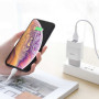 Сетевое зарядное устройство Hoco C73A 2 Usb 2.4A Lightning 1m, White