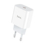 Сетевое зарядное устройство Hoco C76A Pro Type-C 3A PD, QC3.0 30W cable Type-C - Type-C 1m, White