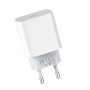 Сетевое зарядное устройство Hoco C76A Pro Type-C 3A PD, QC3.0 30W cable Type-C - Type-C 1m, White