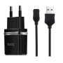 Сетевое зарядное устройство HOCO C12 2USB 2.4A, Micro USB 1м