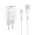Сетевое зарядное устройство Hoco C72A USB 2.1A Lightning 1m, White
