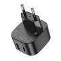 Сетевое зарядное устройство Hoco CS32A Type-C / USB QC3.0 PD20W без кабеля, Black