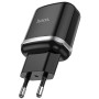 Сетевое зарядное устройство Hoco N3 QC3.0 USB 3.0A 18W с кабелем Micro-USB 1m, Black