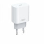Сетевое зарядное устройство XO A829 120167C 20W 1Type-C, cable Lightning, White
